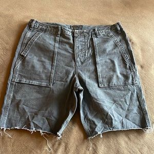 Ambercombie & Fitch gray denim shorts